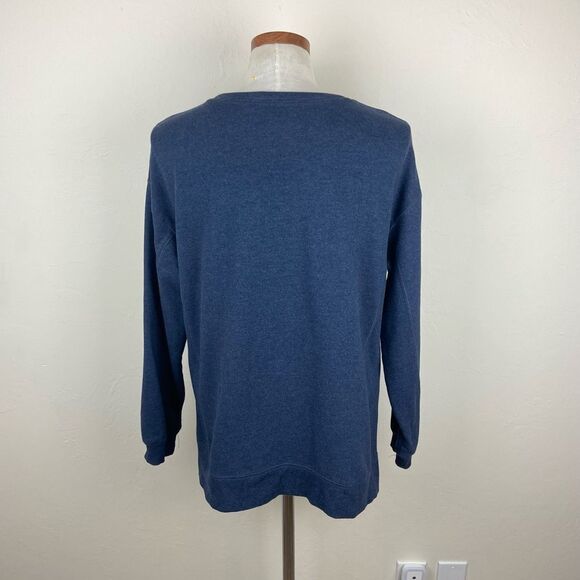 Wildfox ‘Social’ Statement Crewneck Sweatshirt - Navy - Picture 6 of 7